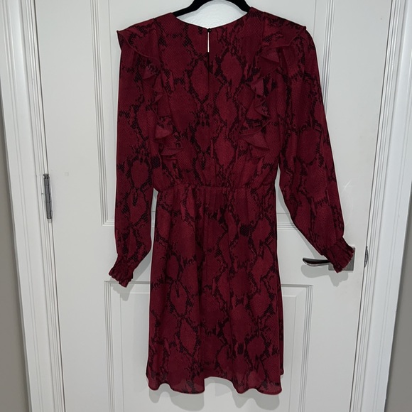 Banana republic, long sleeve, snake, print dress - Picture 5 of 5